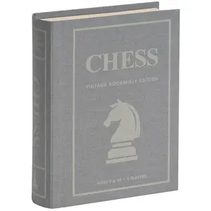 WS Game Company Chess Vintage Bookshelf Edition Board Game for 2 Players, Ages 9+