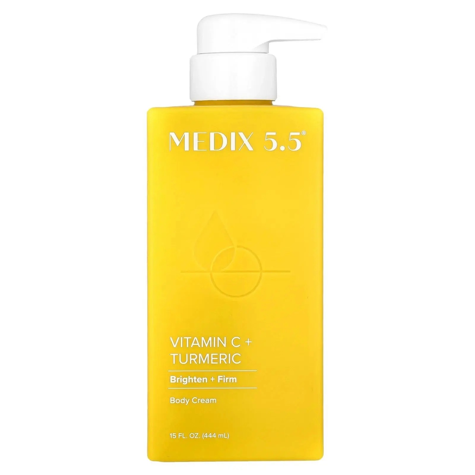Body Cream, Vitamin C + Turmeric, 15 fl oz (444 ml)