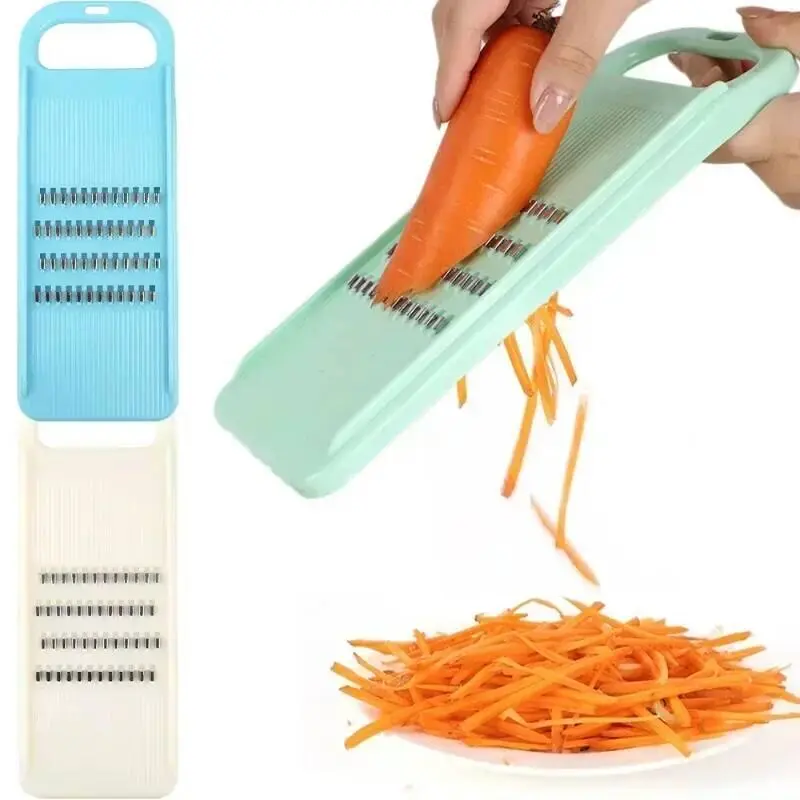 Plastic Manual Vegetable Grater-Slicer, Compact Carrot & Korean Cabbage Cutter, Indoor Recreation Home Kitchen Accessory