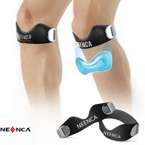 Silicone Patella Knee Strap for Knee Pain Relief Menisus– Adjustable Brace for Women & Men, Ideal for Running, Basketball, Volleyball, Squats, Tendonitis, and Jumper’s Knee Support FallFreshness