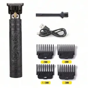 USB rechargeable multi-function hair clipper, 300mah lithium battery.Compact and convenient, stainless steel cutter head, cleanable blade, equipped with 4 trimming accessories,, both men and women can use, suitable for various application scenarios