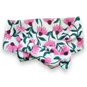 Purple Daisies Bow