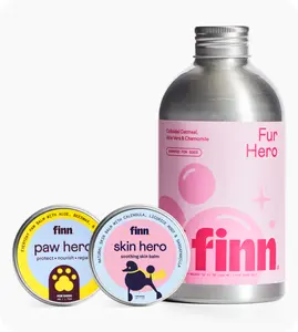 FINN Body Heroes Bundle – Paw Hero, Skin Hero & Fur Hero – All-Natural, Vet-Recommended Grooming and Body Care for dogs