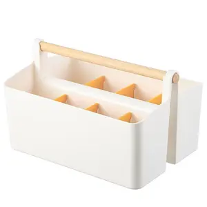 Art Caddy Organizer Portable,Marker Box, Large Pen Holder for Desk, Art Supply Storage Bin with Adjustable Dividers for Colored Pencils,Markers,Craft Organizers