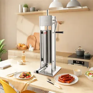 Hakka 15 Lb/7L 2 Speed  Vertical Stainless Sausage Stuffer