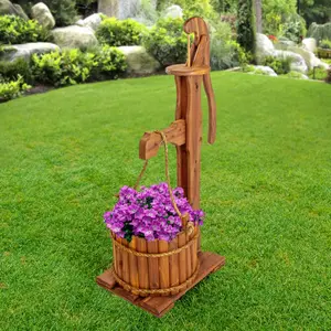 American Furniture Classics MM133 Large Pump Planter, Cedar