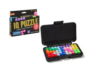 Colorful Beads Puzzle Game, 1 Set Logic Training Puzzle Game, Changable Pyramid Board Game, Family Game, Birthday Gift,Featuring 200 Challenges Flexible Thinking Cognitive Skills
