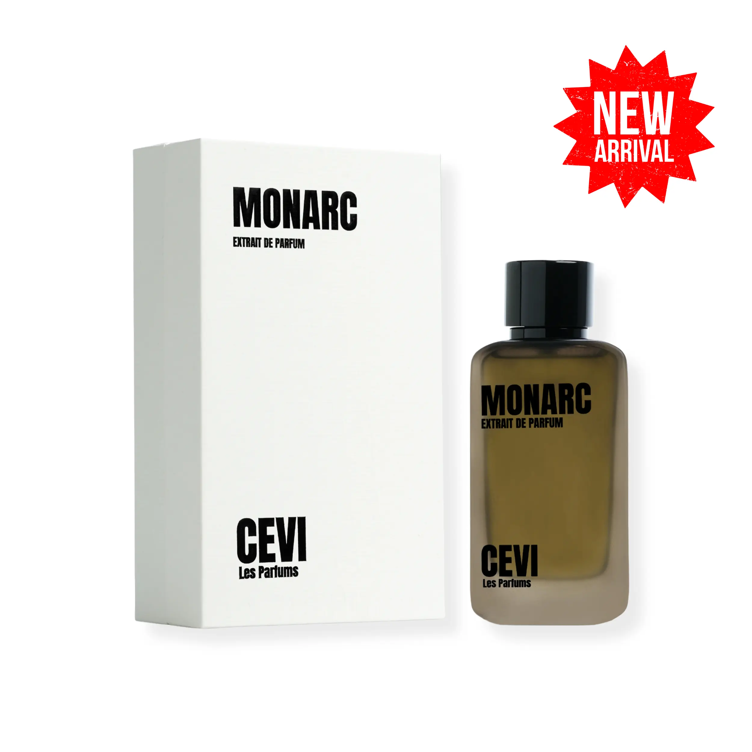 Cevi Monarc Extrait de Parfum (100ml/3.38fl.oz) - Unisex Bold Fruity Chypre Aromatic Fragrance with Pineapple, Citrus, Leather Base & Amber Notes, Cevi Perfumes Bottle for Confident Poise