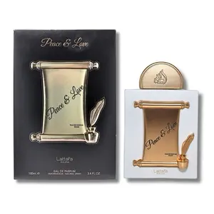 Lattafa Pride Peace & Love for Unisex Eau de Parfum Spray, 3.4 Ounce / 100 ml