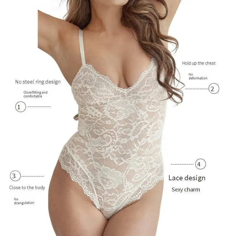 Black Friday Full Lace Shapewear Bodysuit or Built-In Shapewear Faux Leather Midi Skirt Christmas Nylon Bottom Buckle Fashion Jacket