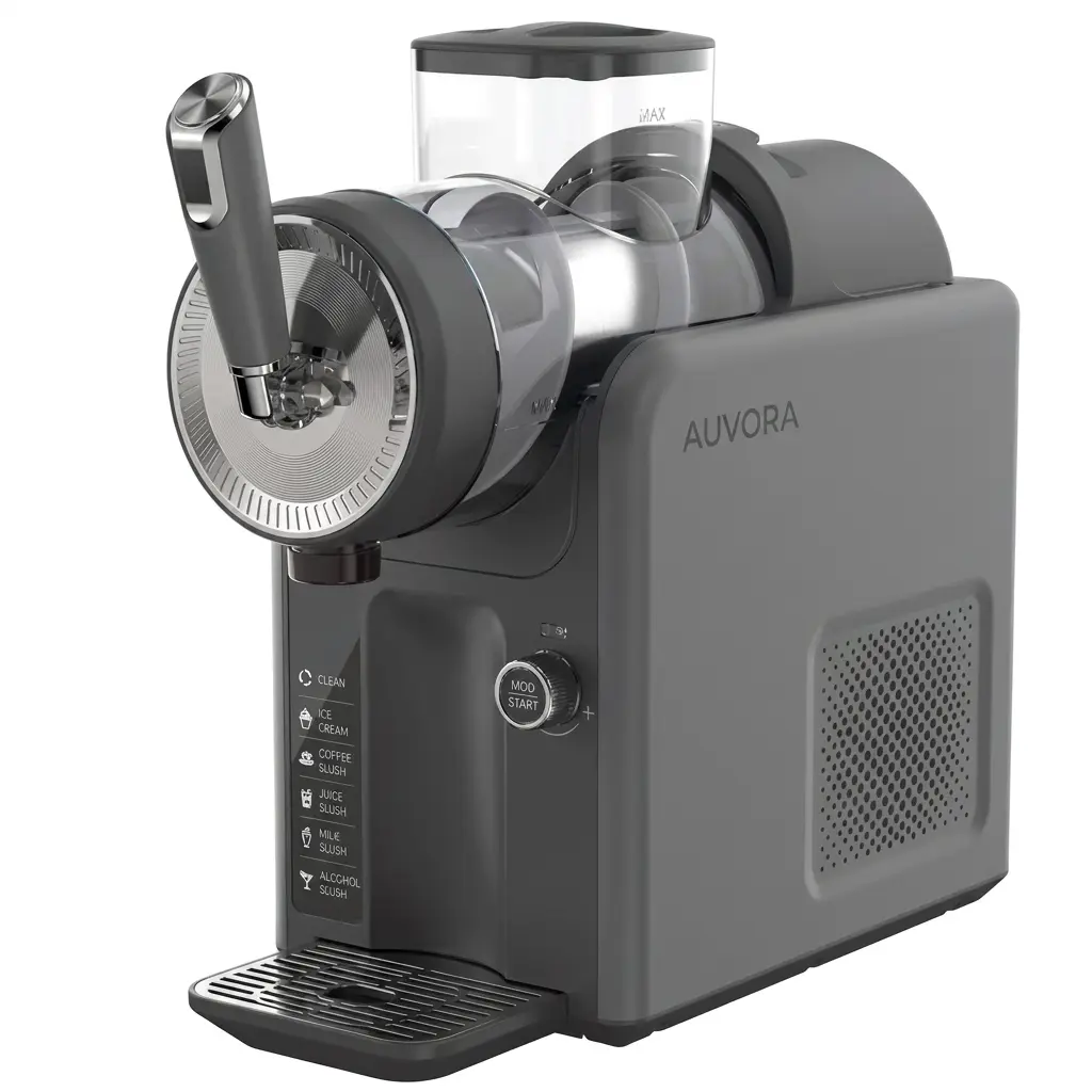 Summertime Slush Machine - Automatic Frozen Drink Maker & Margarita Machine for Home - 1.8L Countertop Slushie Maker for Cocktails, Daiquiris & Smoothies - No Pre-Freezing - Eco-Friendly Cooling