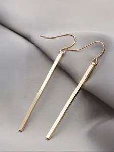 Geometric Design  Dangle Earrings, Elegant Long Barrel Shaped Drop Earrings for Women, Statement Earrings, Fashion Jewelry for Clothing Decor, Trendy Exquisite Jewelry for Gift