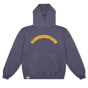 ALWAYS COUNT CASH Grape Pullover Hoodie