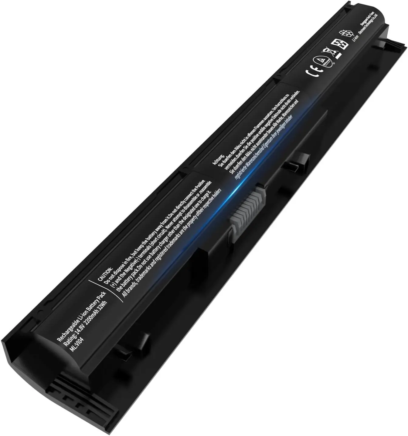 VI04 Battery for Hp Spare 756478-422 756743-001 756478-851 756745-001 756744-001 756479-421 756478-421 VI04041 VI04XL V104, ProBook 450 G2 440 G2, Pavilion 15-P011na 15-P165sa, Envy M7-K111D，【replacement battery】