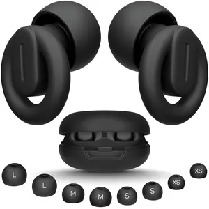 Ear Plugs for Sleeping Noise Cancelling – 33dB Noise Reduction Earplugs for Sleep, Work & Travel, Ultra Soft & Comfortable Silicone Reusable Earplugs for Snoring