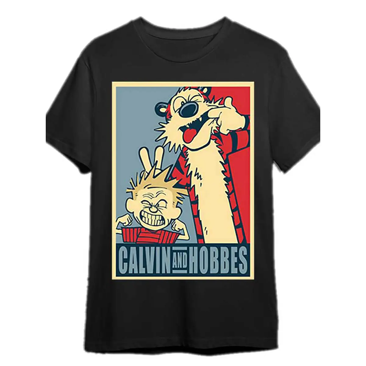 CalVin And Hobbes, CalVin And Hobbes Graphic Graphic Perfect Gift Classic T-Shirt 338260 funny Men'S Short Sleeve Graphic T-shirt Collection black PR
