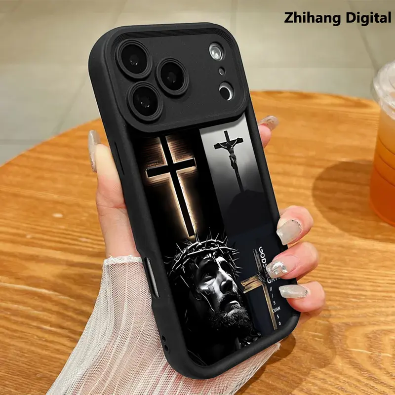 black iphone 13 pro cases jesus - TikTok Shop
