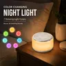 FamiSym Compact Adjustable LED White Noise Sleep Speaker - Customizable Nightlight with 7-Color Changing, 34 Soothing Audios, Timer, Helps Them Fall Asleep, Portable Kids Soother for Travel