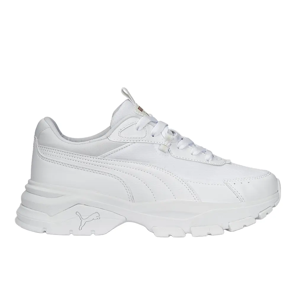 PUMA Womens Cassia Via Lace Up Sneakers Shoes Casual - White