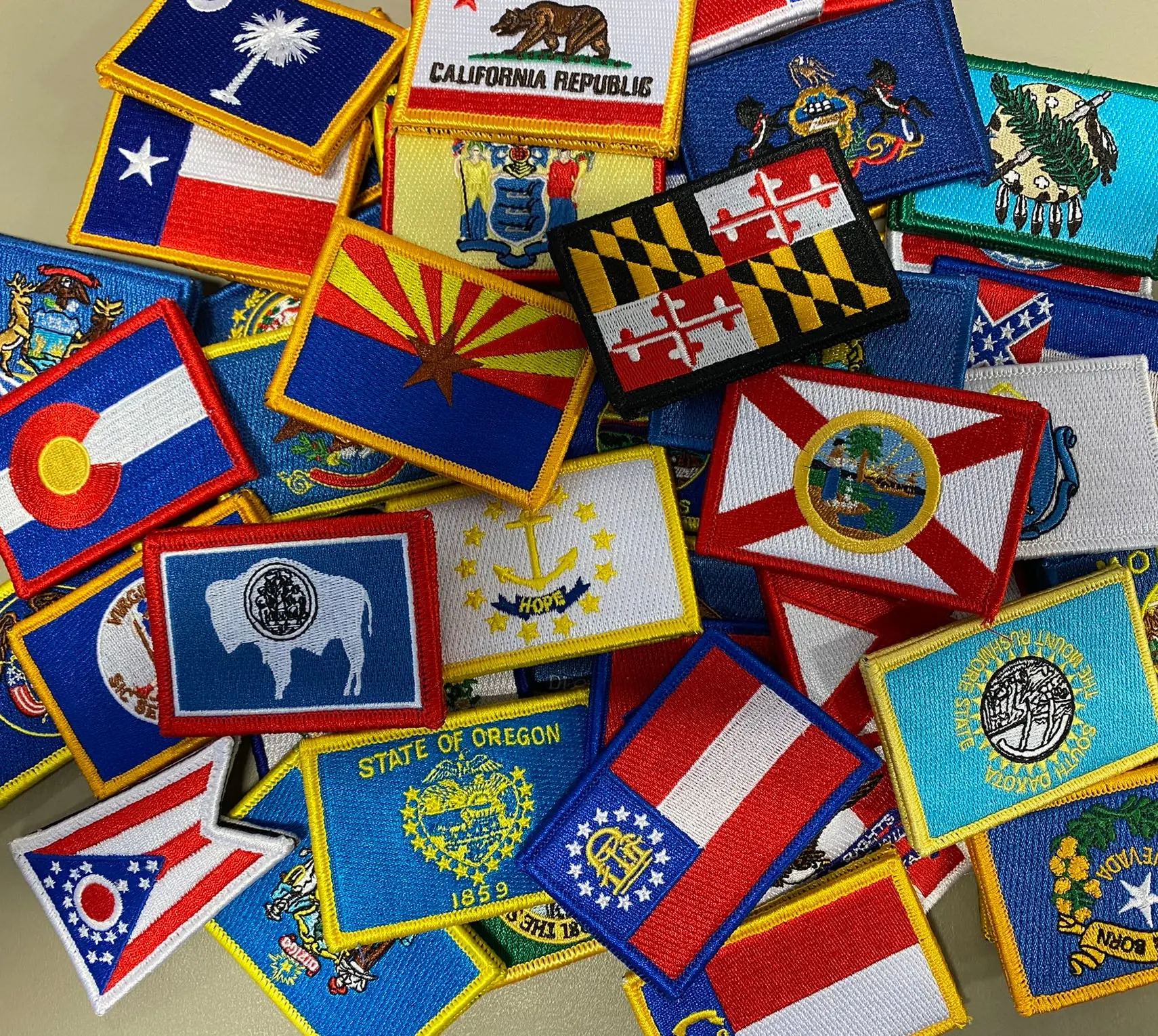 State Tactical Patches - Complete Set of 50