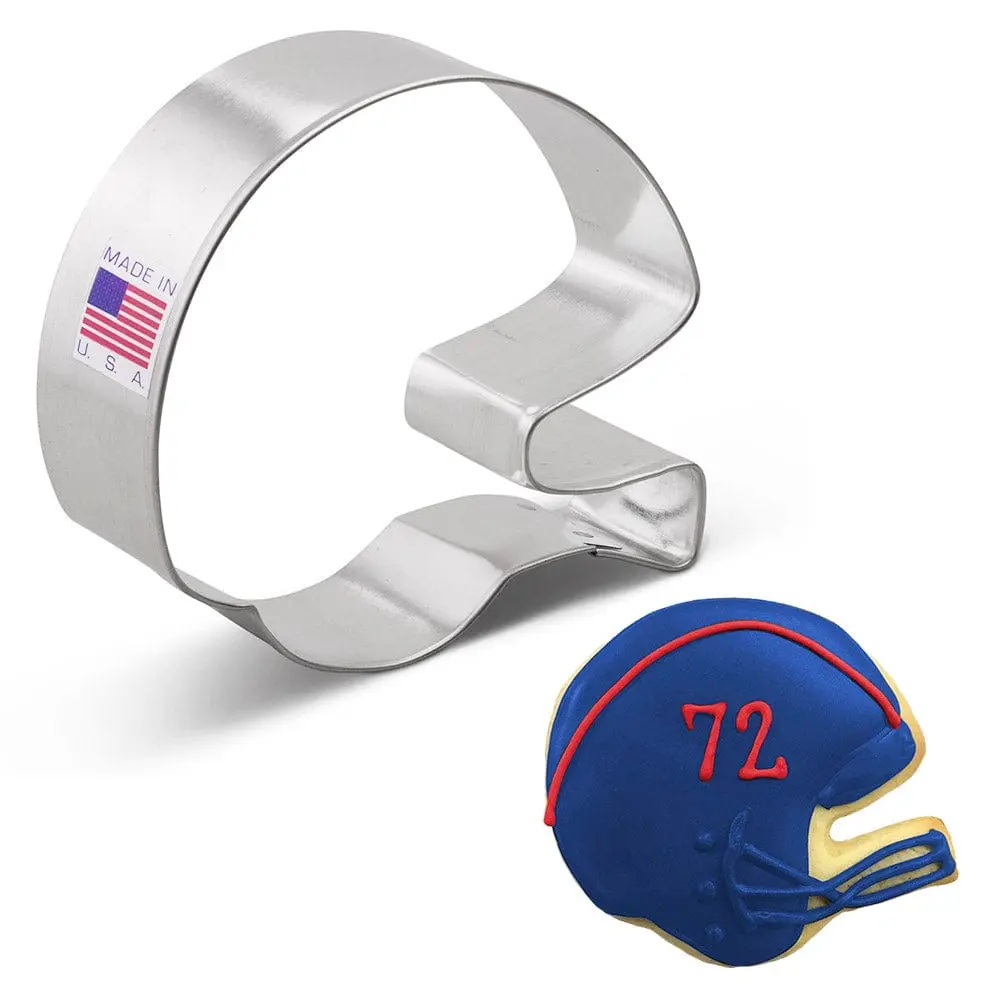 Football Helmet Cookie Cutter 3 1/2" Football Helmet Cookie Cutter 3 1/2"
