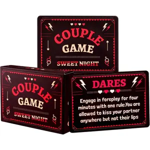 Couple Edition Card Game -50 Conversation Cards Suitable for Couples, Adults, and Teenagers - a Two Player Game for Unforgettable Date Nights and Game Nights, for 2 Players and Above