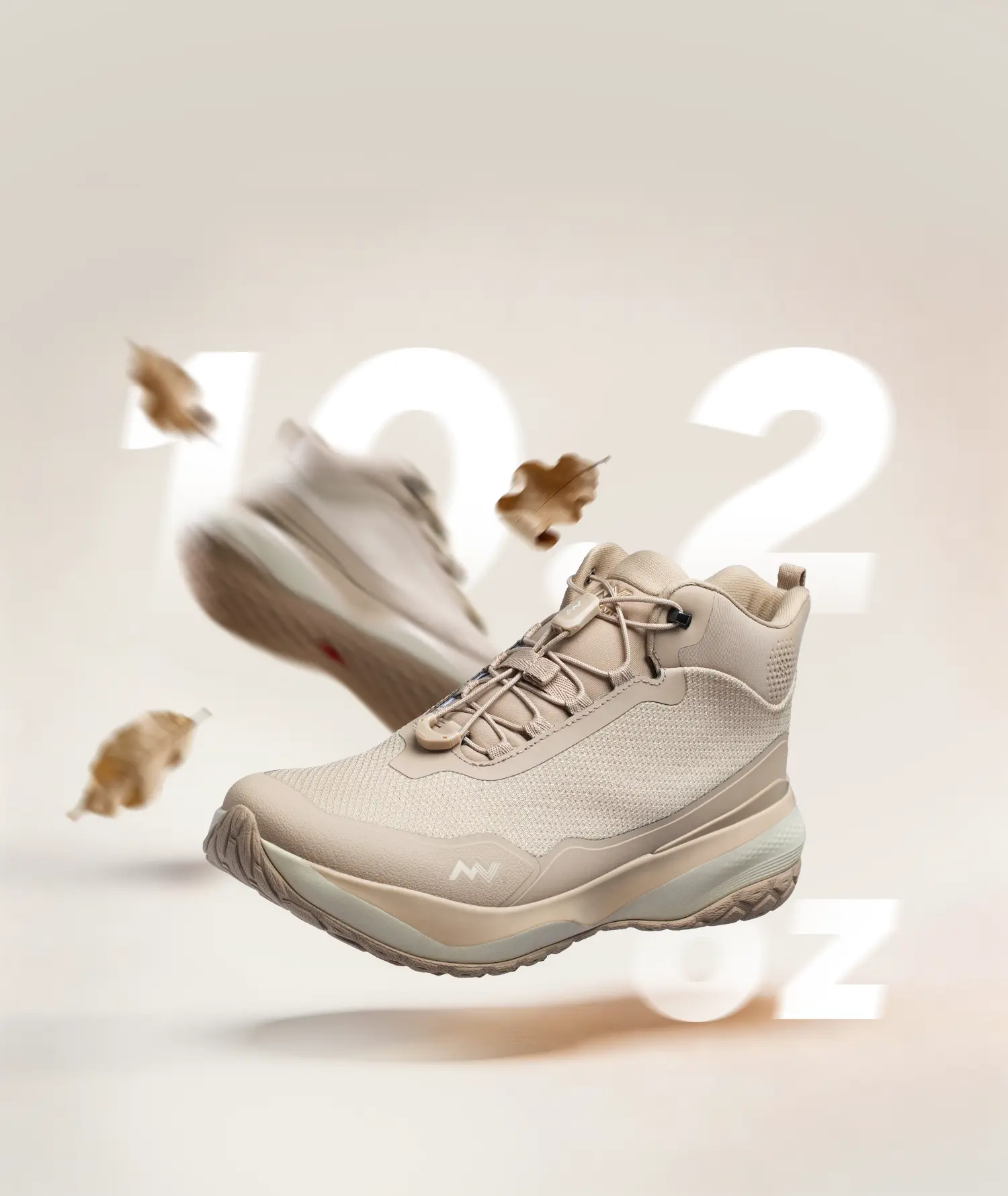 MUDDYVIBE ZN-30 Lightweight Hiking Shoes for Men & Women, Mid-Top Trail Shoes with Non-Slip Grip & Quick-Lace