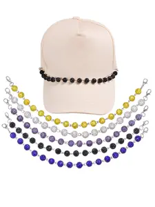 Dopamine Hat Chain Baseball Cap All Rhinestone Chain Y2K Street Style Bling Accessory Gift