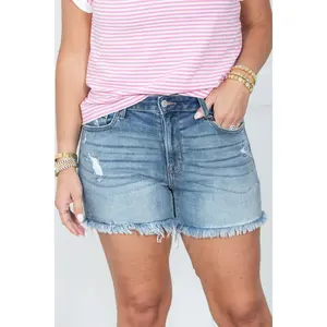 Sunny Day Fray Zenana Shorts