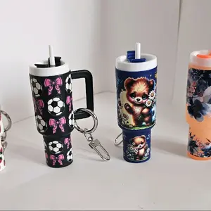 Mini tumbler keychain