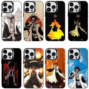 Bleach Z-Zaraki K-Kenpachi Anime Hot Exclusive Artistic Phone Cases For iPhone 17 Promax Pro Air 16 Plus 15 14 13 12 11 Black IMD Matte Shockproof Protective Cover Gift For Birthday Christmas Valentine Halloween