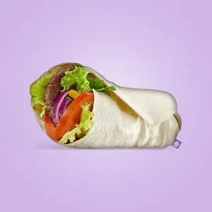 All About Vibe Burrito Pillow - Custom Shape Food Inspired Design, Soft Plush Fabric, Vibrant Prints, Perfect for Any Space, Gift Ready