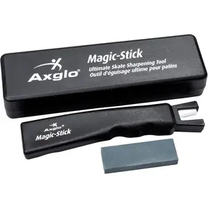 Magic Stick Ice Skate Sharpener | Includes Sharpening Stone | Hockey Skate Skate Sharpener, Sharpen and Restore Blade Edges, Hockey Accessories, Storage Case provided