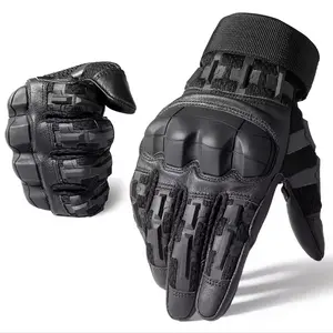 Tactical Gloves Touch Screen Hard Shell Outdoor Hunting Airsoft Combat Shooting Hiking Cycling Sports PU Leather Anti-skid Gear