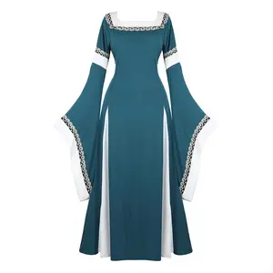Vintessa Renaissance Dresses for Women Costume Fairy Renaissance Dress Ball Gown Medieval Irish Peasant Dress 6508-Z1