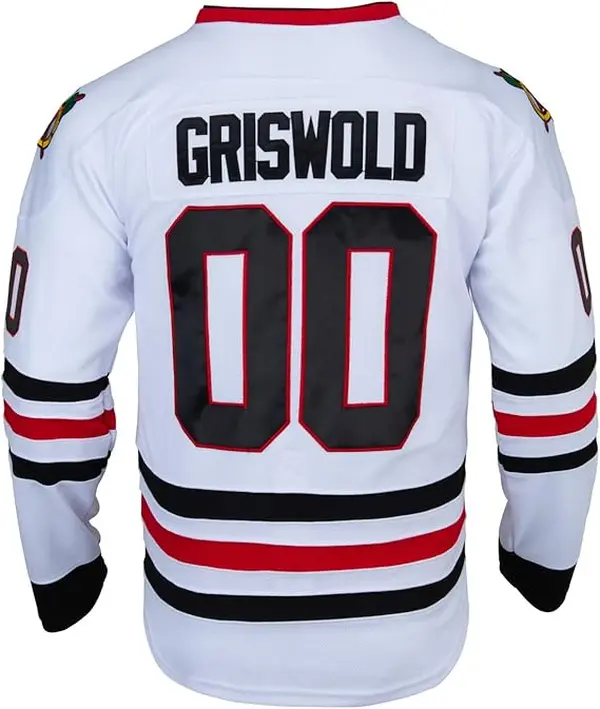 Clark Griswold #00 X-Mas Christmas Vacation Movie Ice Hockey Jersey