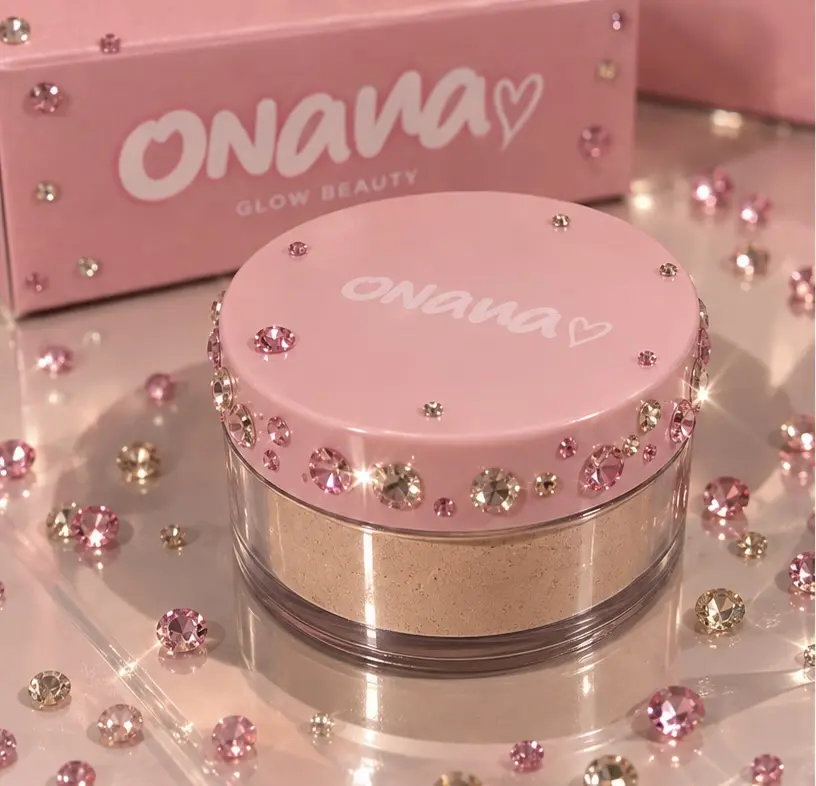 ONana Glow Beauty Loose Setting Powder – Lightweight Face Powder