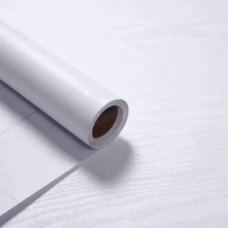 Wood Grain Self-Adhesive Roll, Waterproof Wallpaper, Easy Clean and Removable Design, Ideal for Kitchen Cabinet Countertop Decoration