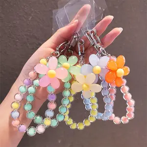Cute Flower Design Phone Chain, 1 Count Phone Lanyard, Crossbody Phone Strap, Fashion Phone Charm for Women & Girls, Universal Phone Accessories for iPhone & Samsung