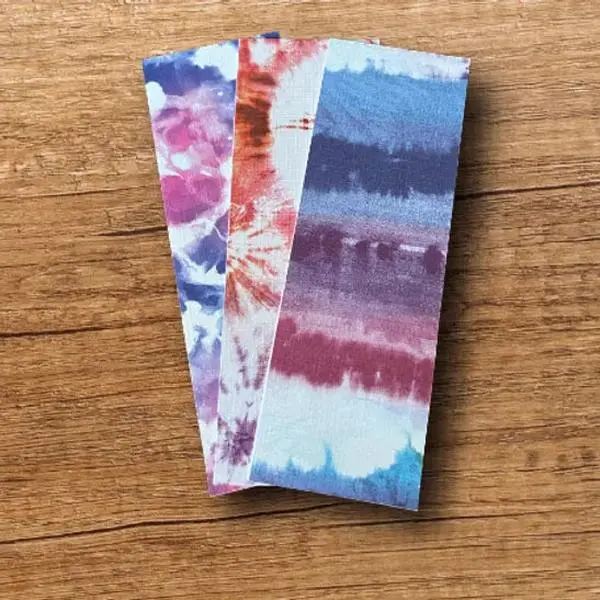 Tie dye bookmark 3 pack Version 2