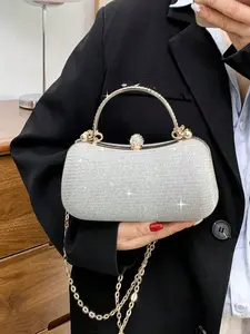 Elegant Acrylic Envelope Clutch Bag, Sleek Envelope Shape, Compact, Solid Pattern, Practical Handbag Shoulder Crossbody Purse, Perfect for Picnic Date Shopping Business Dinner