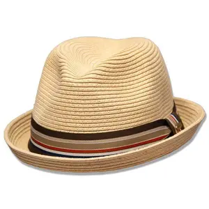 Saint Martin - Sewn Paper Short Brim Fedora