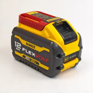 DEWALT DCB612 FlexVolt 12Ah 240Wh Lithium Battery Ultra Long Runtime Fully Compatible All Dewalt 20V & 60V Power Tools Dual Voltage Replacement Battery with Fuel Gauge