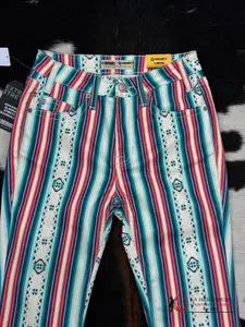 ROCK&ROLL x HOOEY NATURAL PASTEL SERAPE PRINT BABY FLARE- HYDWD6HR1JV