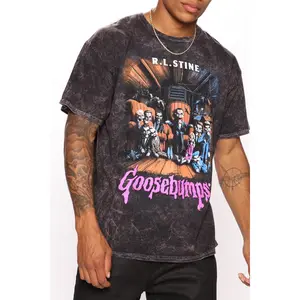 Goosebumps Doll Family Short Sleeve Tee - Black, Casual Streetwear, Statement Shirt, Unisex Cotton Tee, Menswear Top, Womenswear Top, Gift for Him, Gift for Her, Short Sleeve, Comfortable Fit