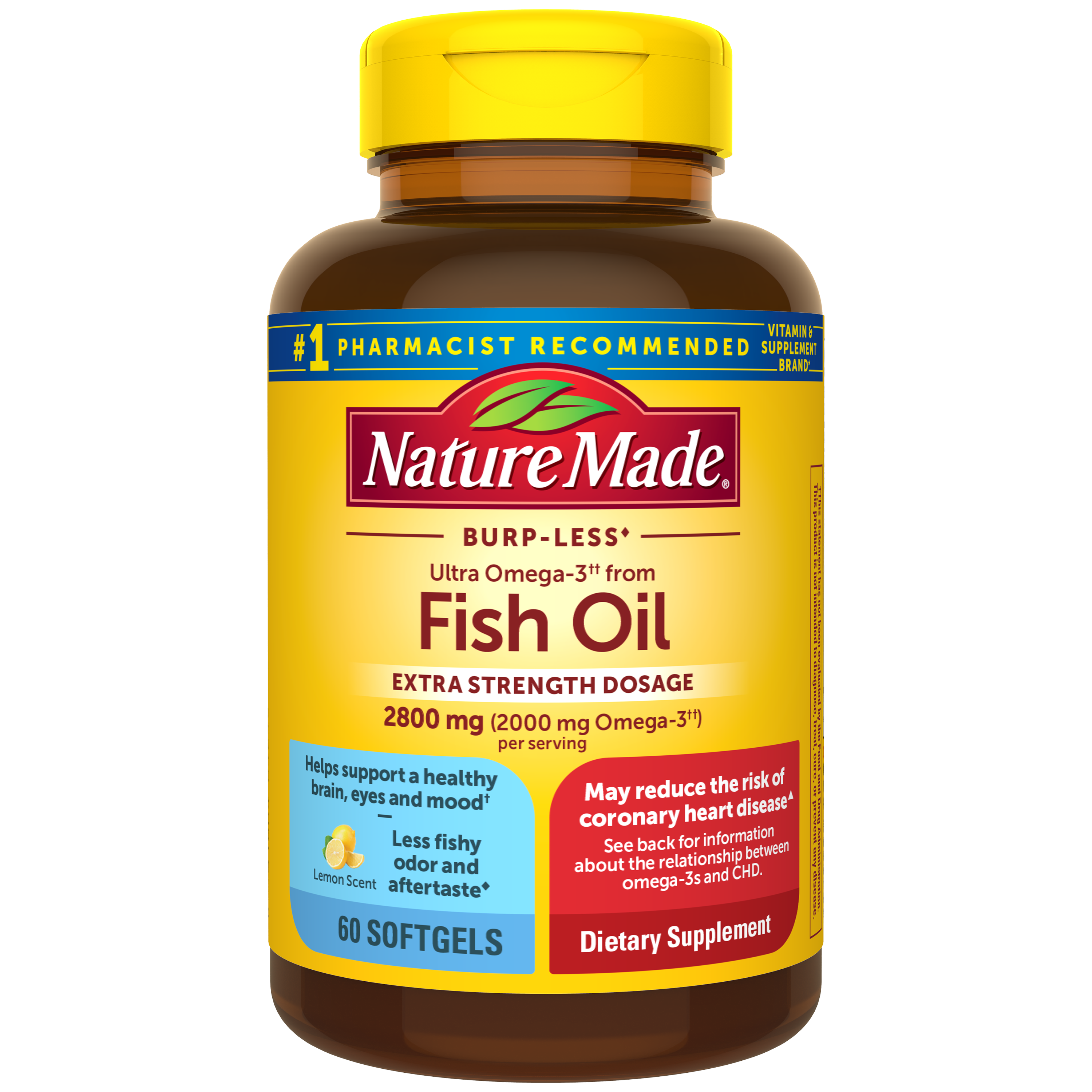 Extra Strength Omega-3†† From Fish Oil Softgels 2800 mg