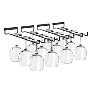 Sorbus Wine Glass Holder - 12 Inch Wall MountedRack