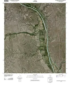 Tequesquite Creek SW Texas USGS Topographic Quadrangle Map, 2013, 1:24000
