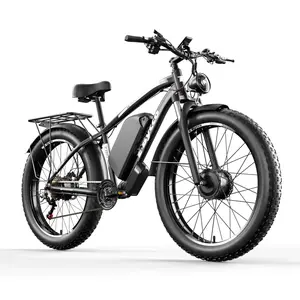 E·BYCCO 24" EB10 Peak 6000W 52V 32Ah Electric Bicycle with dual motors for women and men bikes