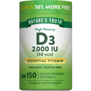 Vitamin D3 2000 IU (50 mcg)